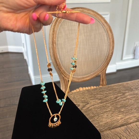 NWOT EYE DOUBLE NECKLACE - Picture 16 of 17